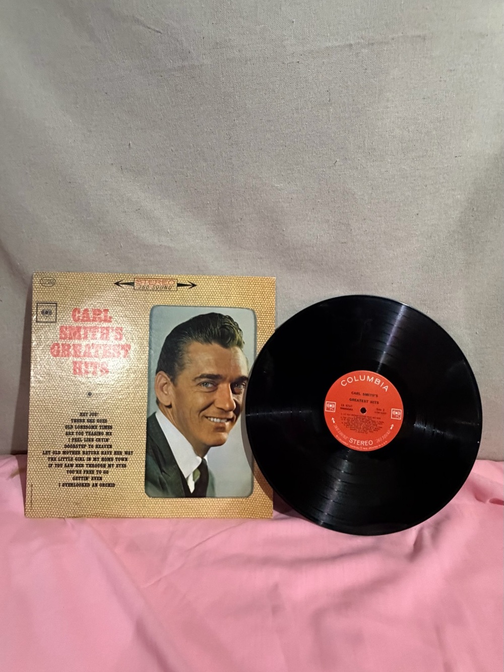 Carl Smith Greatest Hits Vinyl Record Album
